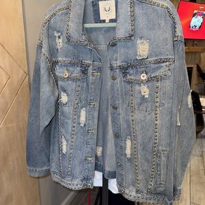 Studded Denim Jacket